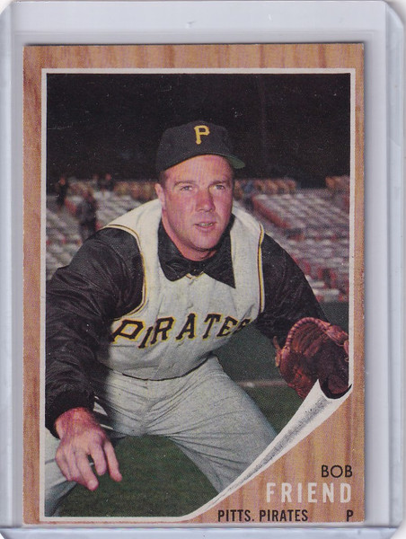 1962 Topps #520 Bob Friend - Pittsburgh Pirates