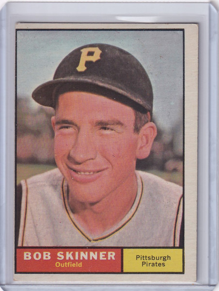 1961 Topps #204 Bob Skinner - Pittsburgh Pirates