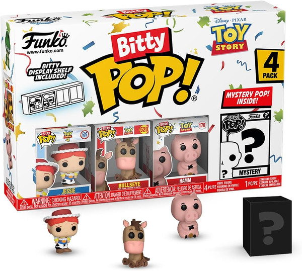 Funko Bitty POP! Disney Pixar Toy Story Jessie Bullseye Hamm 4 Pack