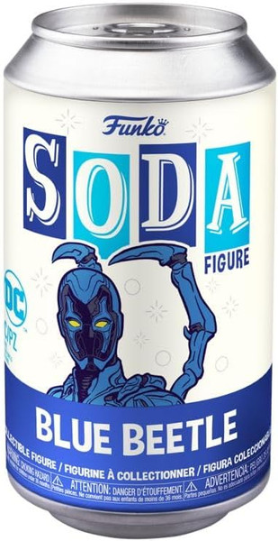 Funko Soda: Blue Beetle - Blue Beetle Figure in a Can - SEALED