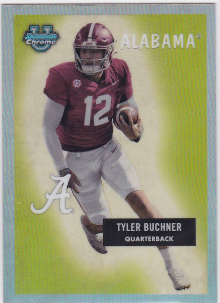 2023 Bowman Chrome University #55BF-21 Tyler Buchner 1955 Retro Alabama