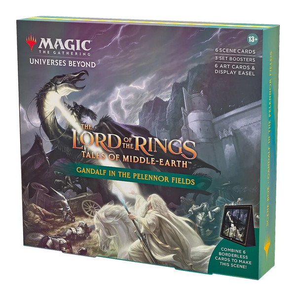 MAGIC THE GATHERING: THE LORD OF THE RINGS: GANDALF IN  THE PELENNOR FIELDS SCENE BOX