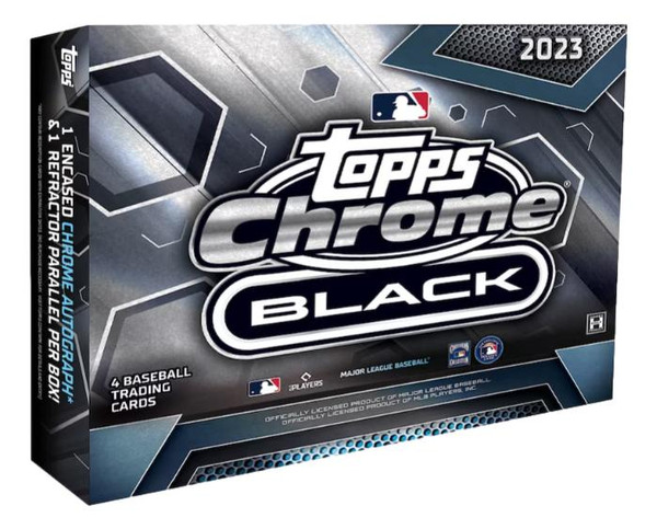 2023 Topps Chrome Black Baseball Box