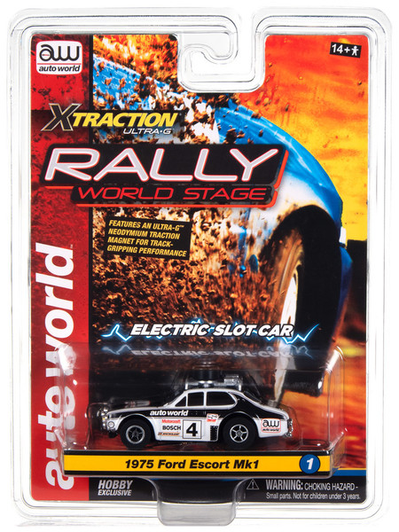 AW Rally World Stage SC403 R1 Slot Car 1975 Ford Escort MK1 Hobby Exclusive
