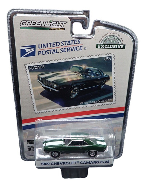 Greenlight 1:64 USPS 1969 Chevrolet Camaro Z/28 Hobby Exclusive