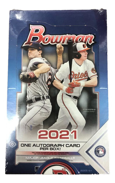 2021 Bowman Baseball Cards Hobby Box