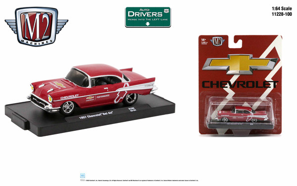 M2 Machines Auto-Drivers 1:64 R100 1957 Chevrolet Bel Air