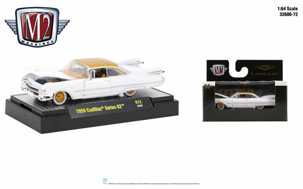 M2 Machines 1:64 Detroit Muscle 1959 Cadillac Series 62 Release 72