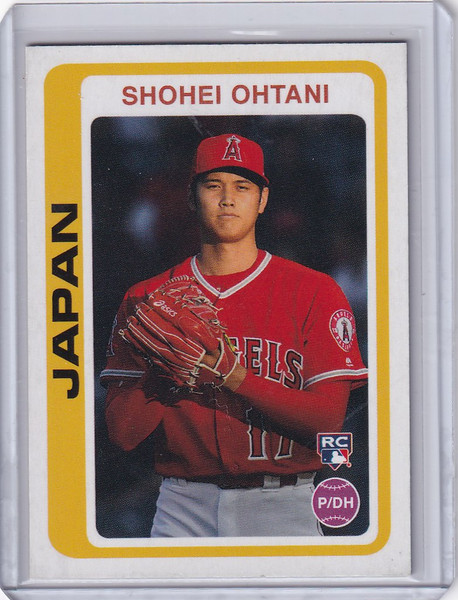 2018 TOPPS THROWBACK THURSDAY #107 SHOEHEI OHTANI LOS ANGELES ANGELS