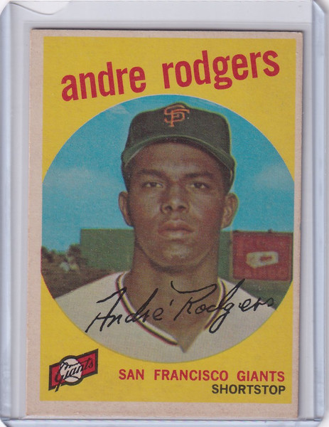 1959 Topps Baseball #216 Andre Rodgers - San Francisco Giants