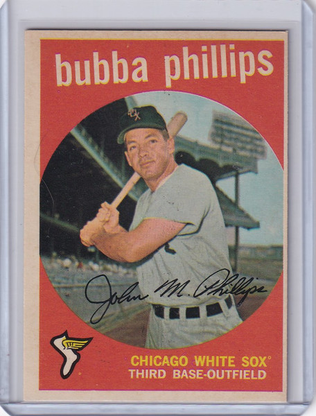 1959 Topps Baseball #187 Bubba Phillips - Chicago White Sox