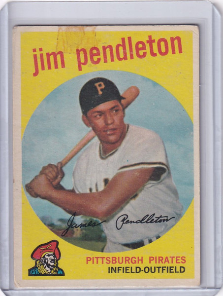 1959 Topps Baseball #174 Jim Pendleton - Pittsburgh Pirates