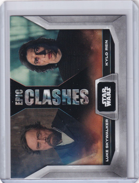 2023 Topps Star Wars Flagship Epic Clashes #EC-20 Luke Skywalker / Kylo Ren