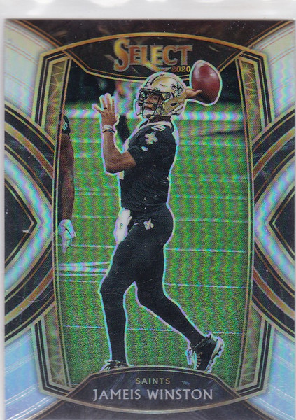 2020 Select #243 Jameis Winston Silver Prizm Club Level New Orleans Saints