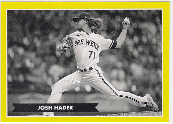 2021 Topps 582 Montgomery Club set 4 Josh Hader Milwaukee Brewers