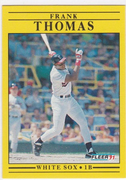 1991 Fleer #138 Frank Thomas Chicago White Sox
