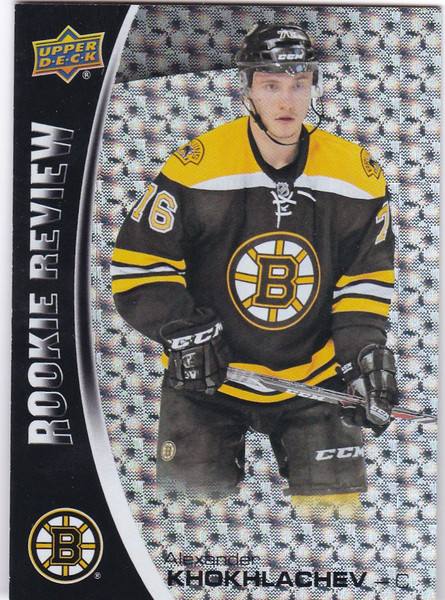 2014-15 Upper Deck Overtime Review Alexander Khokhlachev #RRC-13 Rookie