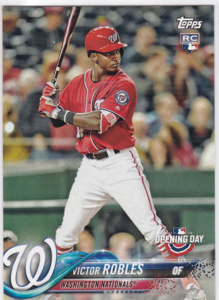 2018 Topps Opening Day #127 Victor Robles RC Washington Nationals