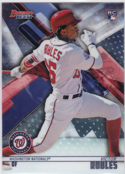 2018 Bowman's Best #37 Victor Robles RC Washington Nationals