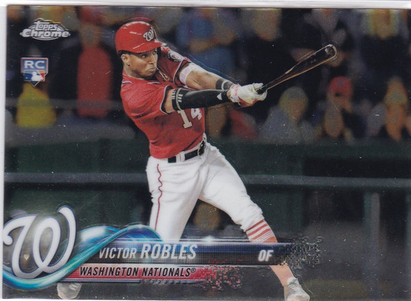 2018 Topps Chrome #175 Victor Robles RC Washington Nationals