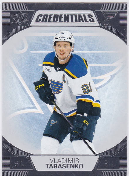 2022-23 Upper Deck Credentials #74 Vladimir Tarasenko St louis Blues