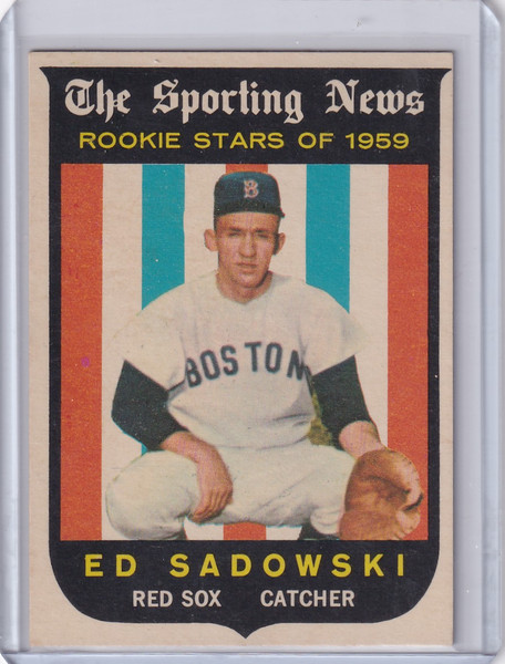 1959 Topps Baseball #139 Ed Sadowski - Boston Red Sox RC