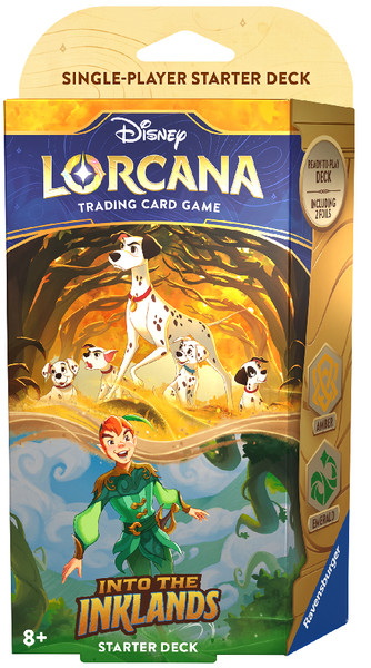 Disney Lorcana: Into the Inklands Amber and Emerald Starter Deck