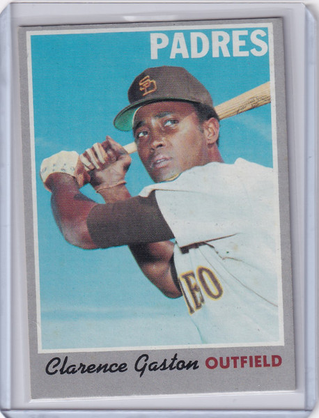 1970 Topps Baseball #604 Cito Gaston - San Diego Padres