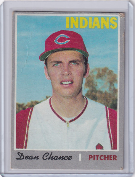 1970 Topps Baseball #625 Dean Chance - Cleveland Indians