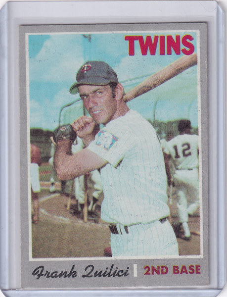 1970 Topps Baseball #572 Frank Quilici - Minnesota Twins