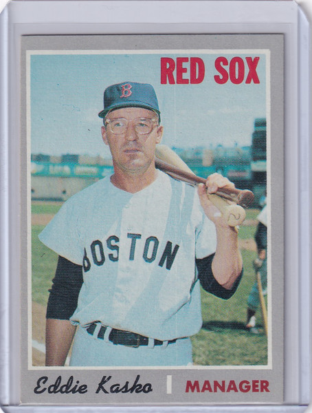 1970 Topps Baseball #489 Eddie Kasko - Boston Red Sox