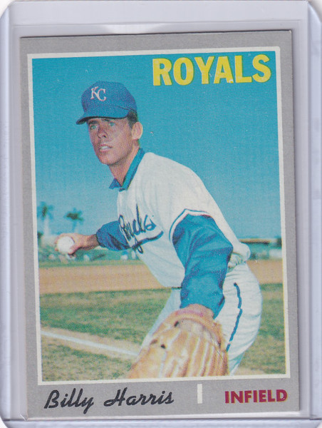 1970 Topps Baseball #512 Billy Harris - Kansas City Royals