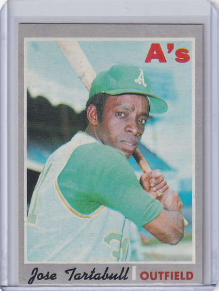 1970 Topps Baseball #481 Jose Tartabull - Oakland Athletics