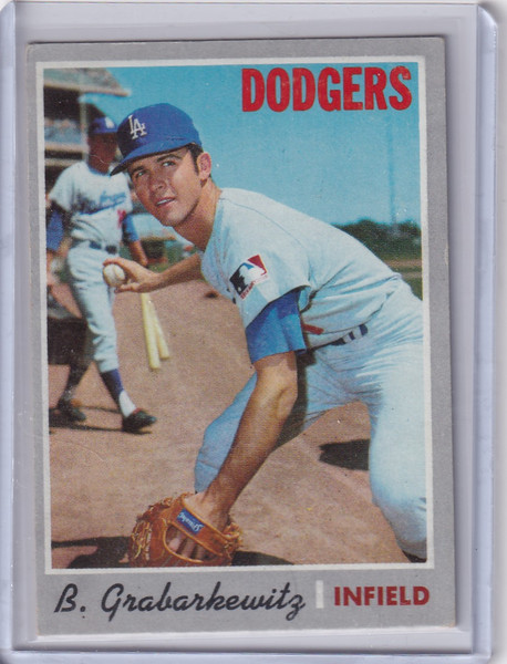 1970 Topps Baseball #446 Billy Grabarkewitz - Los Angeles Dodgers RC
