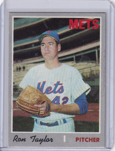 1970 Topps Baseball #419 Ron Taylor - New York Mets