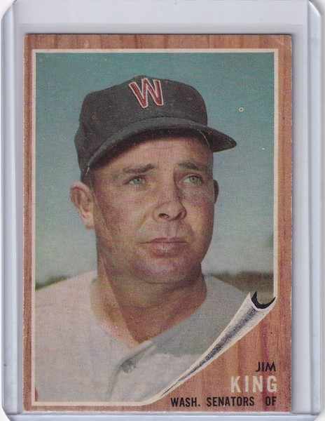 1962 Topps #42 Jim King - Washington Senators