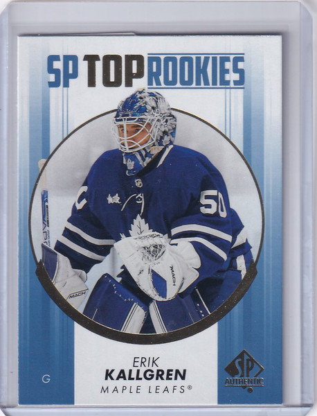 2022-23 Upper Deck SP Authentic Blue #TR-41 Erik Kallgren - Toronto Maple Leafs