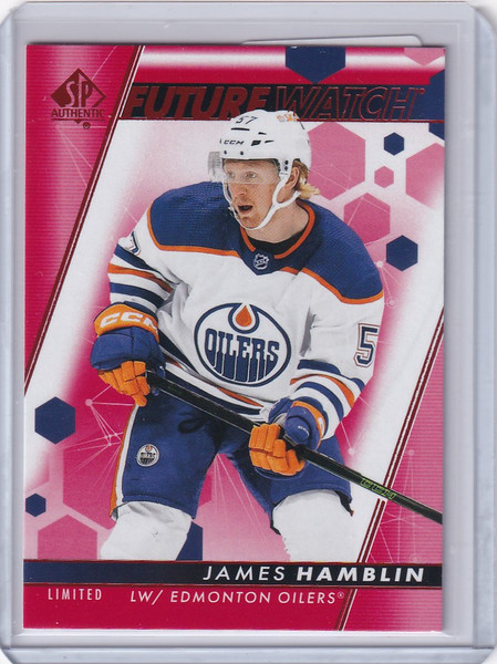 2022-23 Upper Deck SP Authentic Red #193 James Hamblin - Edmonton Oilers