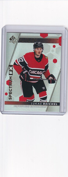2022-23 Upper Deck SP Authentic Spectrum FX #S-82 Lukas Reichel Chicago Blackhaw