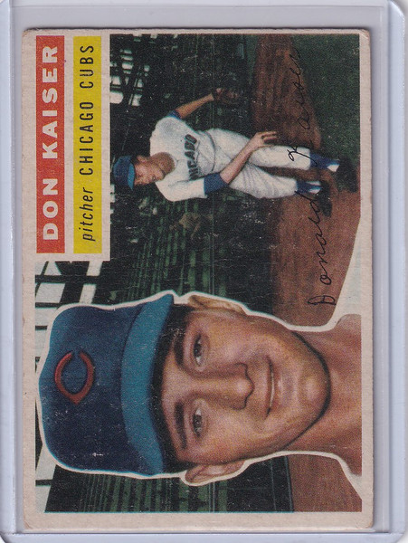 1956 Topps #124 Don Kaiser - Chicago Cubs