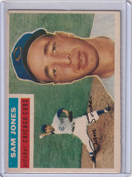 1956 Topps #259 Sam Jones - Chicago Cubs