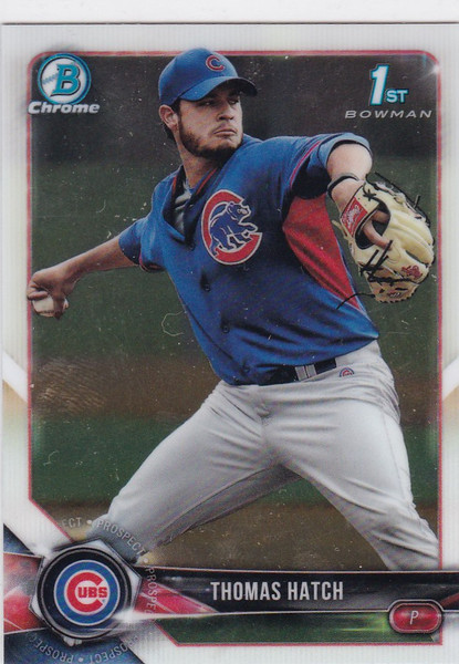 2018 Bowman Chrome #BCP-12 Thomas Hatch Chicago Cubs