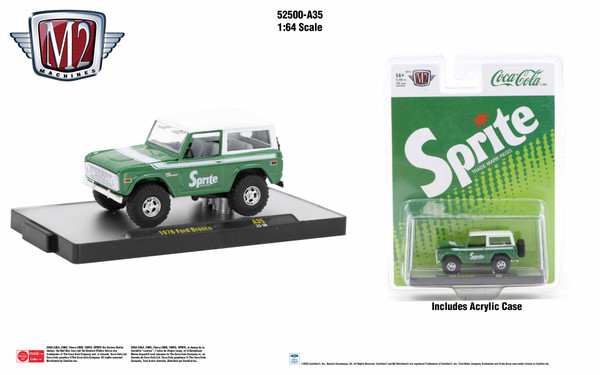 M2 Machines Coca-Cola Release A35 1976 Ford Bronco Sprite