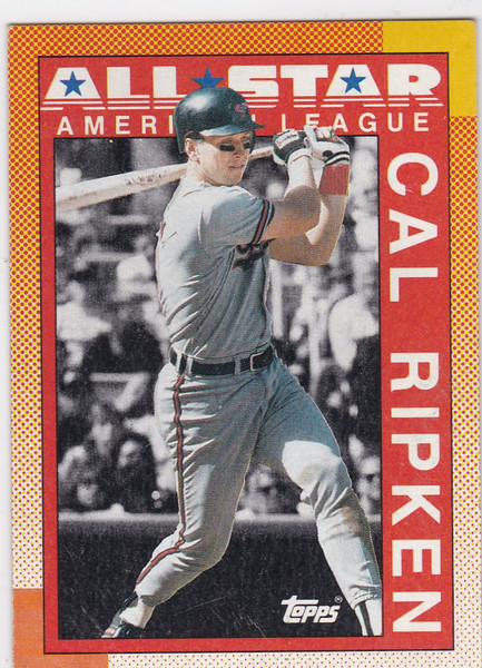 1990 Topps #388 Cal Ripken All-Star HOF Baltimore Orioles