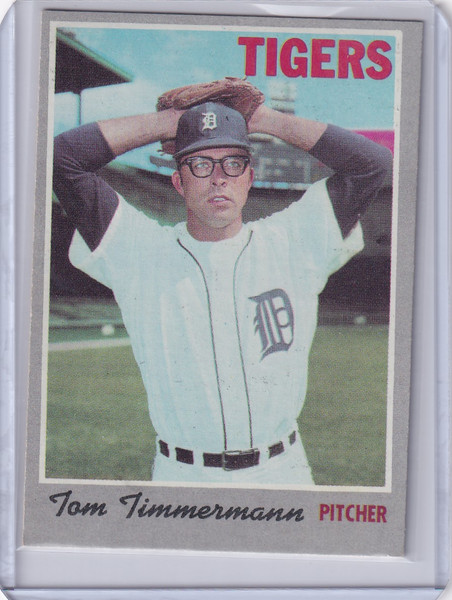 1970 Topps Baseball #554 Tom Timmermann - Detroit Tigers RC
