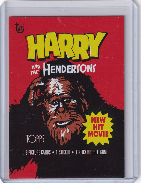 2018 Topps 80th Anniversary Wrapper Art Card #53 Harry and the Henderson