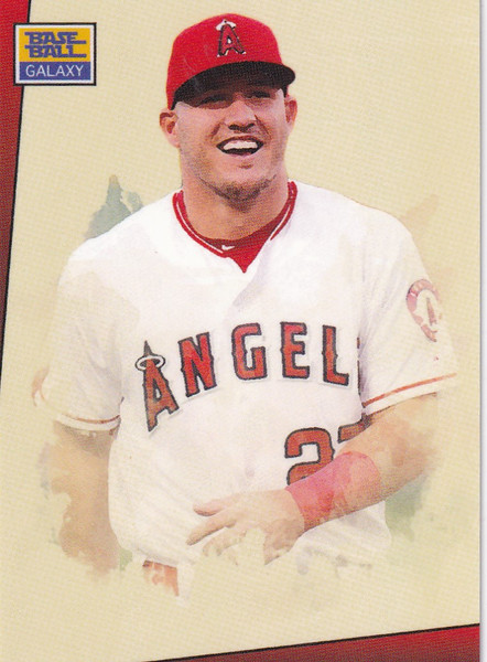 2018 Topps Throwback Thursday TBT #81 Mike Trout Angels