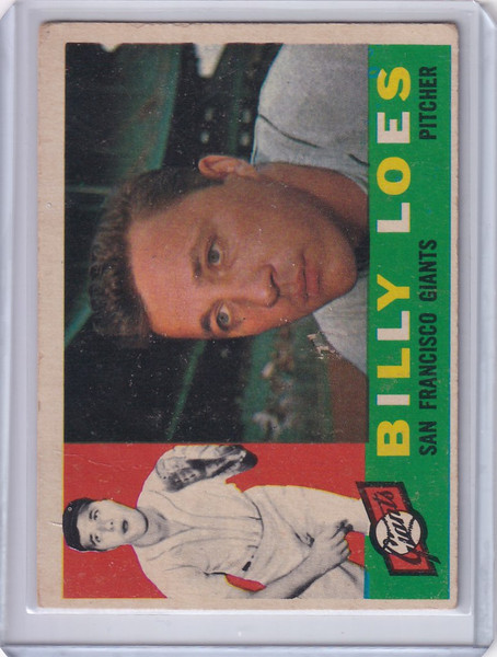 1960 Topps #181 Billy Loes - San Francisco Giants