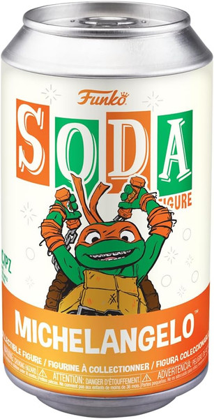 Funko Soda: Teenage Mutant Ninja Turtles - Michelangelo Figure in a Can - SEALED