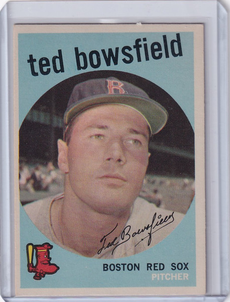 1959 Topps Baseball #236 Ted Bowsfield - Boston Red Sox RC